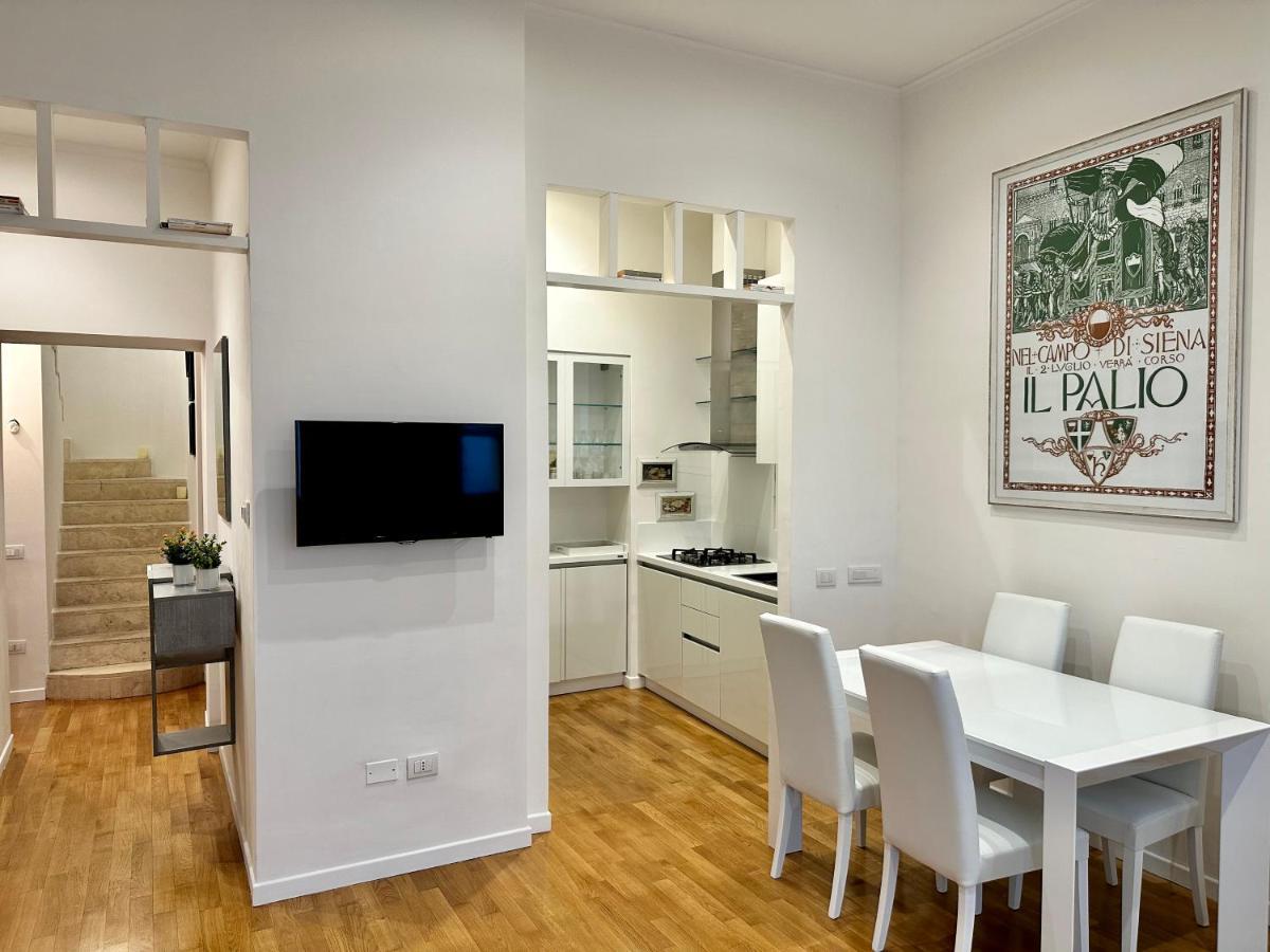 Sisters' Home - Appartamento Nel Centro Storico Con Terrazzo, Aria Condizionata E Vasca Da Bagno Siena Eksteriør bilde